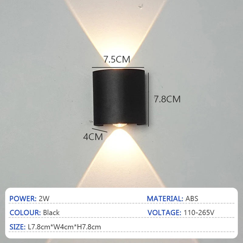 Luz LED de Pared Iluminada