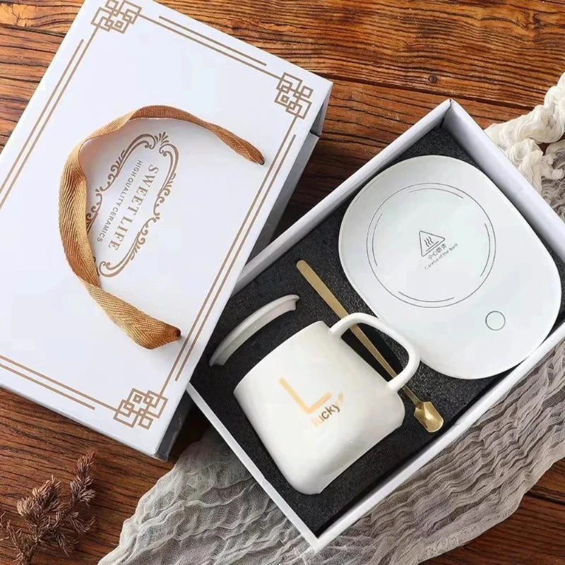 Taza Con Calentador Eléctrico