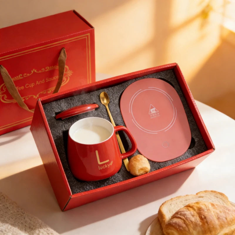 Taza Con Calentador Eléctrico